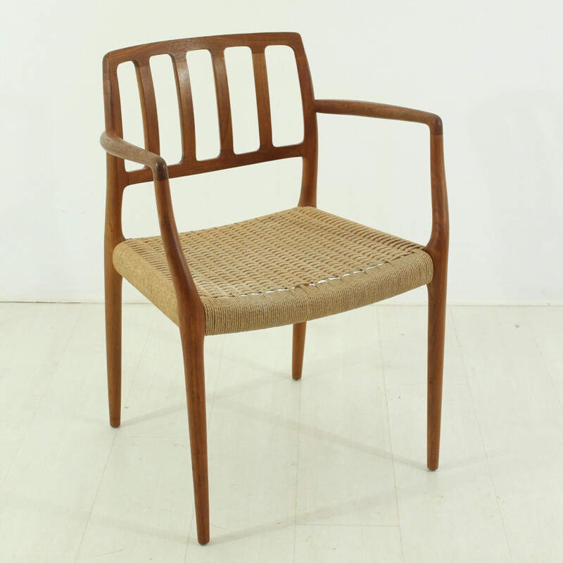 Model 66 Teak chair by Nils O. Møller for J.L. Møllers - 1960s