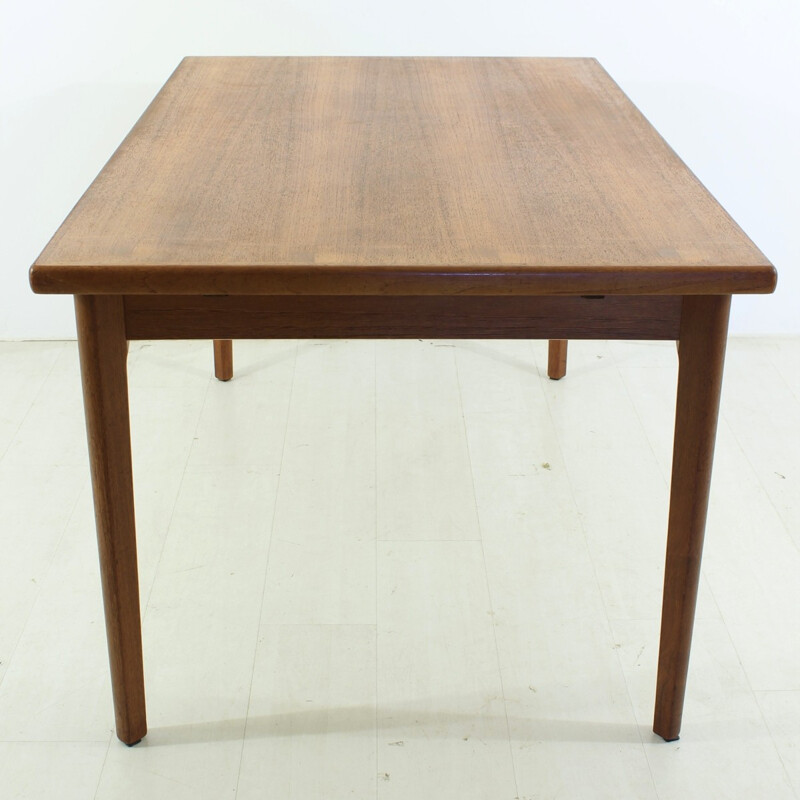 Danish extending teak dining table from BRDR Furbo - 1960s