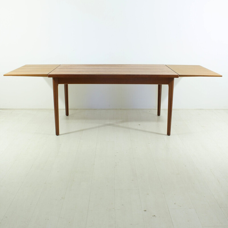Danish extending teak dining table from BRDR Furbo - 1960s