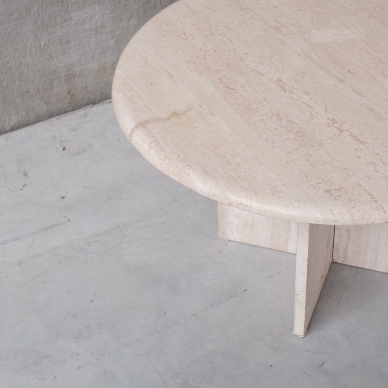 Mid-century travertine nesting tables, Germany 1970s