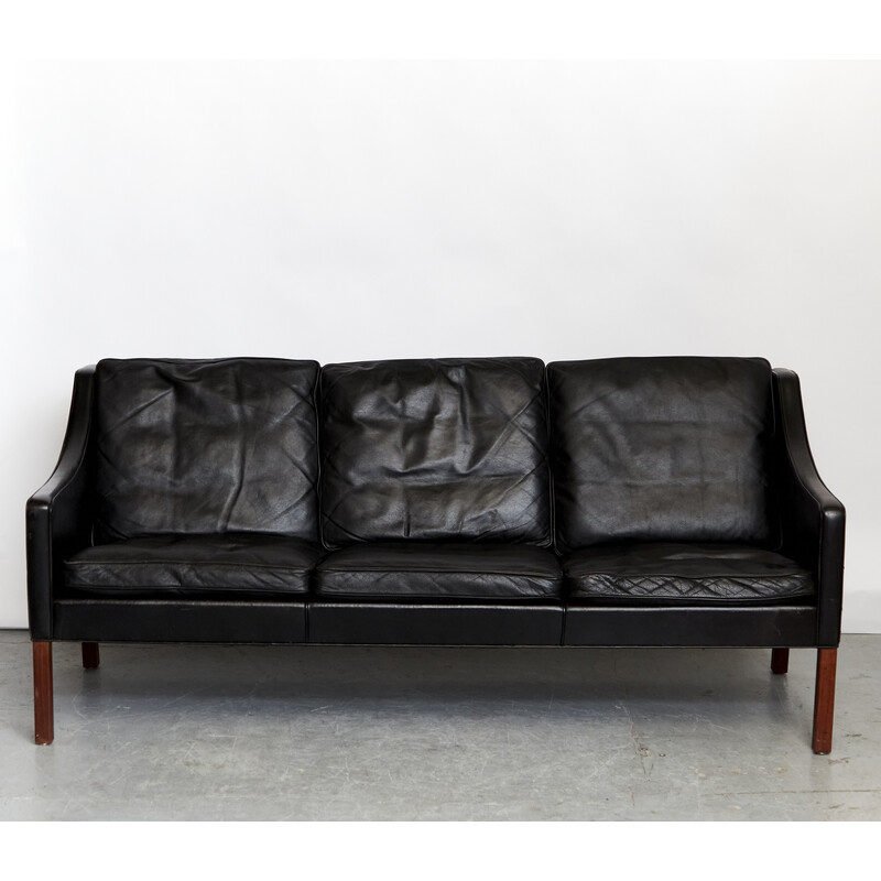 Mid-eeuws model 2209 Couch sofa van Børge Mogensen voor Fredericia