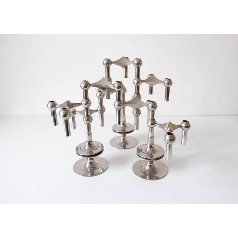 Candelabro modular de mediados de siglo "Nagel" de Werner Stoff para Nagel Ag, años 60