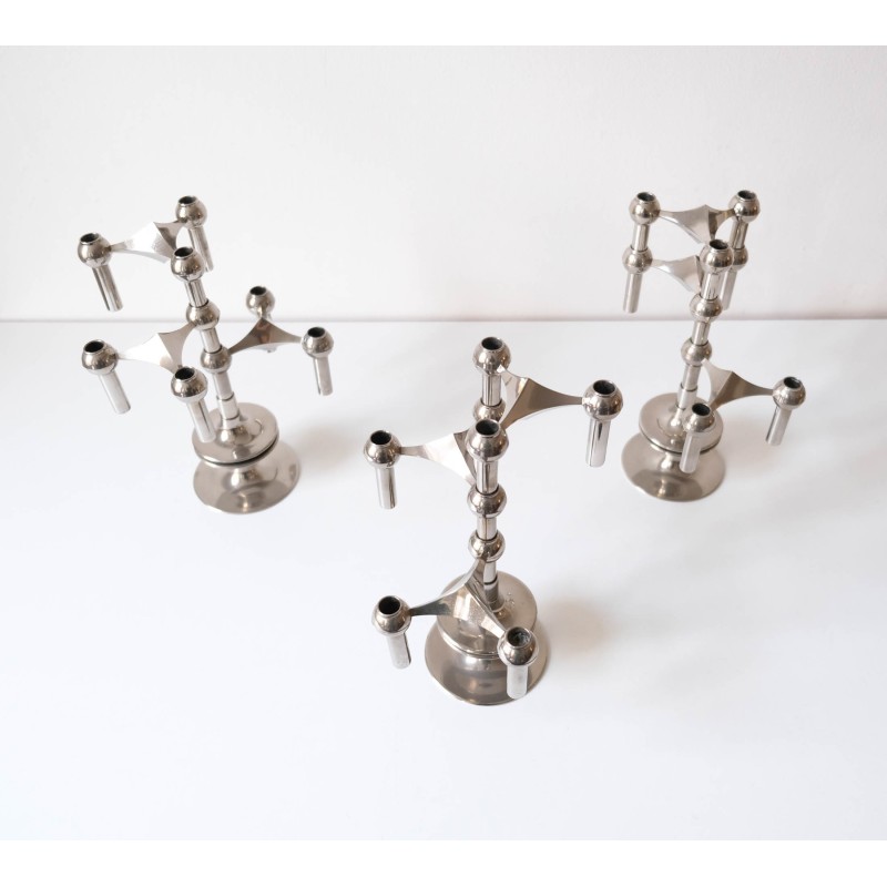 Candelabro modular de mediados de siglo "Nagel" de Werner Stoff para Nagel Ag, años 60