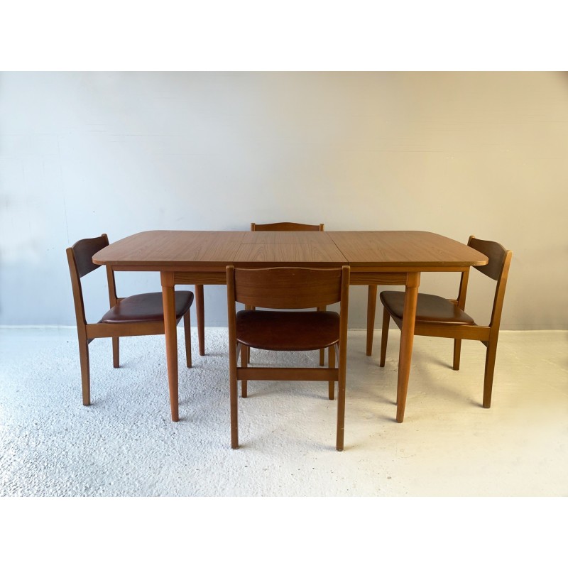 Mid century dining set by Schreiber, 1960s