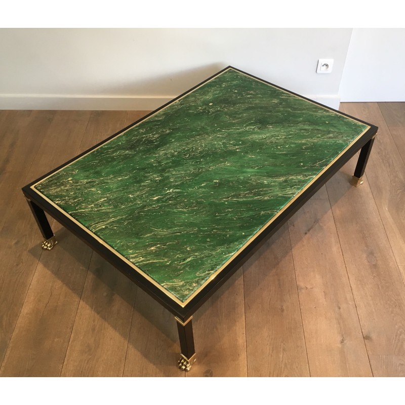 Vintage coffee table by Guy Lefèvre for Maison Jansen, 1970