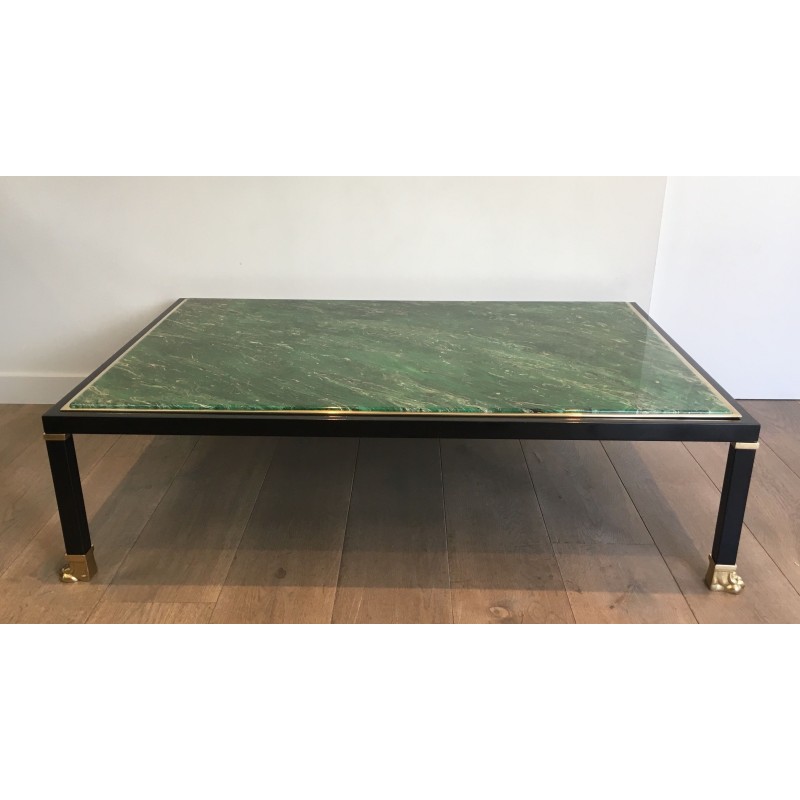 Vintage coffee table by Guy Lefèvre for Maison Jansen, 1970