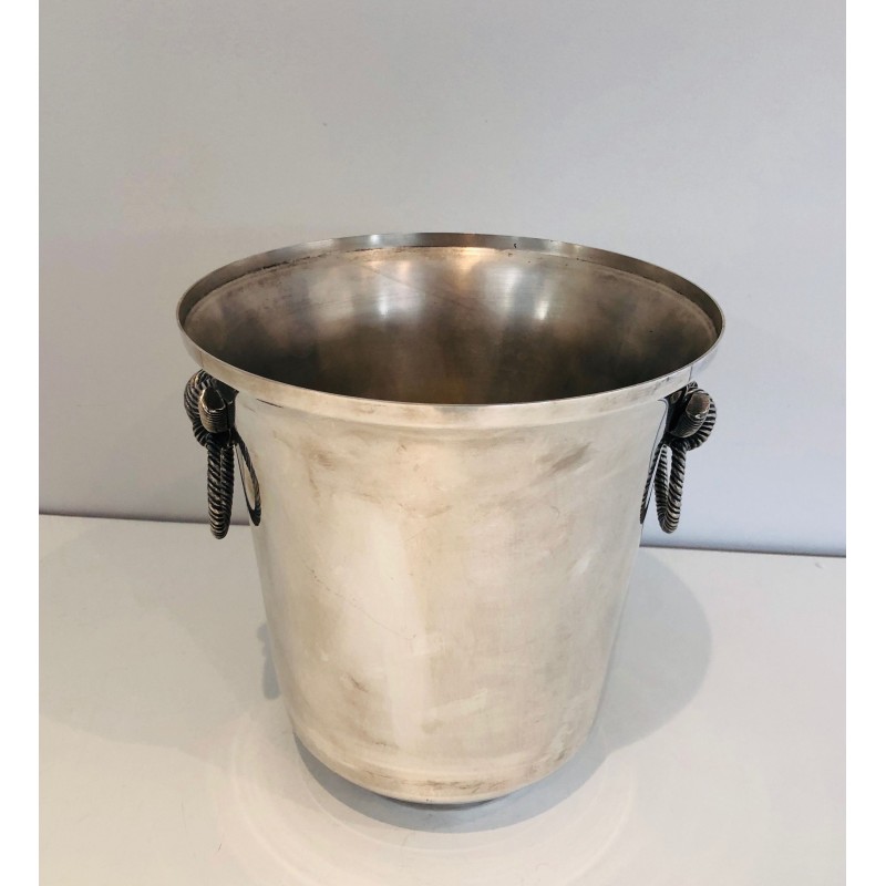 Vintage silver plated champagne bucket, 1900