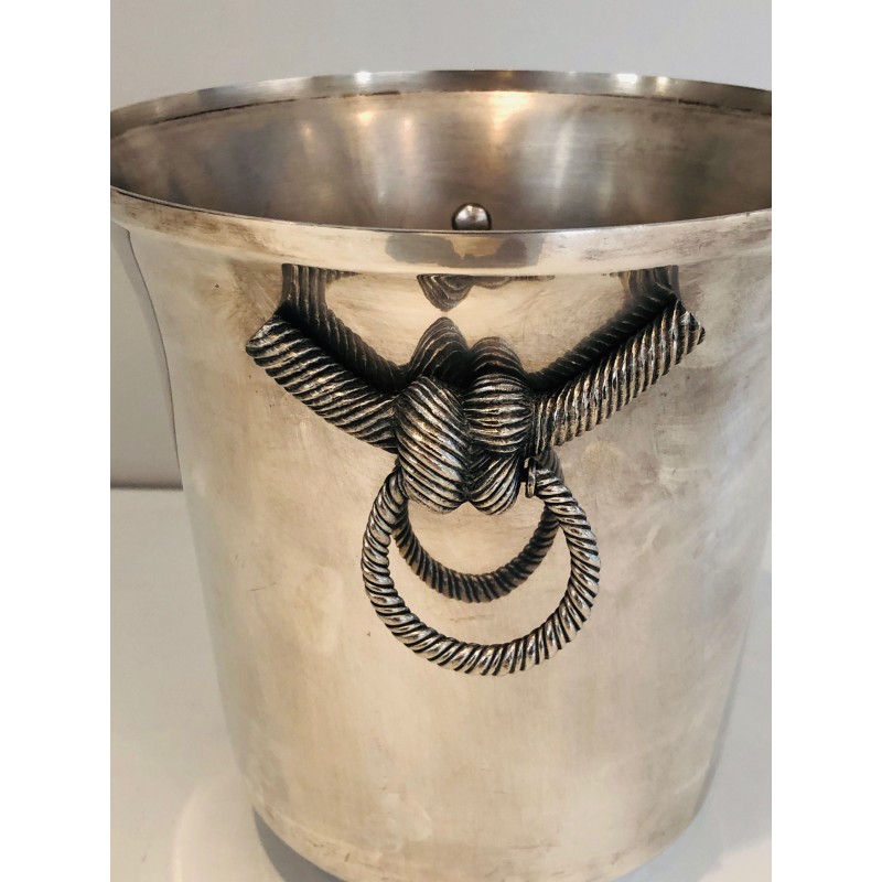 Vintage silver plated champagne bucket, 1900