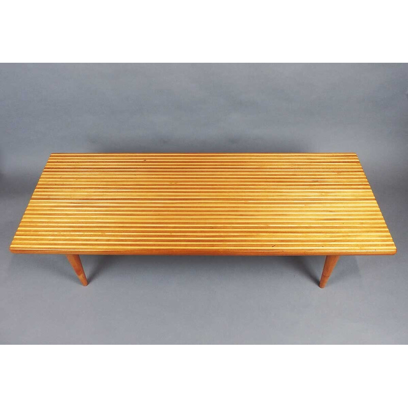 Mesa de café rectangular Vintage por Ingvar Sandström, Suécia 1955