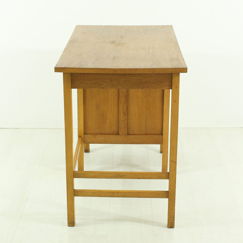 Mid-century desk with tambour door - 1950s