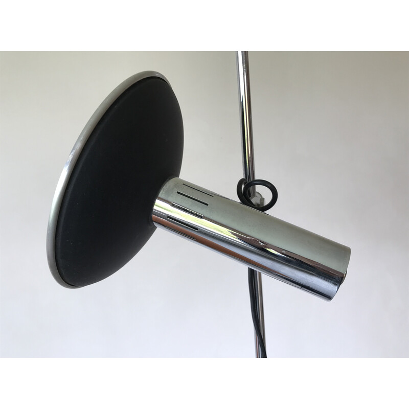 Vintage chrome floor lamp by Alain Richard for Disderot, 1960s