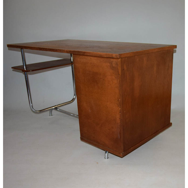 Vintage writing desk H-180 by Jindřich Halabala for Úp závody Brno