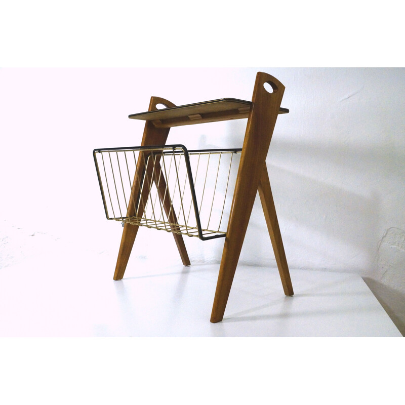 Ilse Moebel side table and magazine rack "3612" - 1960s