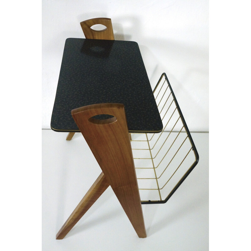 Ilse Moebel side table and magazine rack "3612" - 1960s