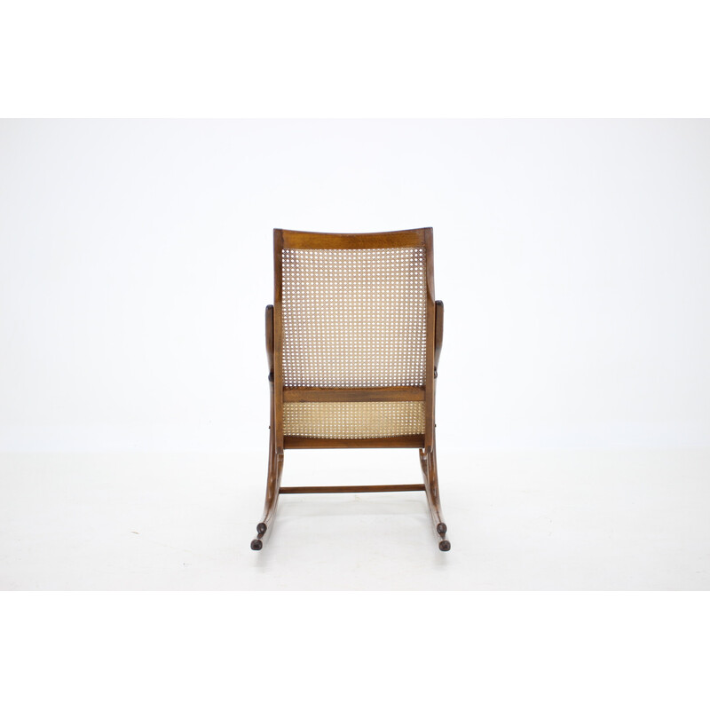 Vintage bentwood rocking chair by Antonin Suman, Czechoslovakia 1960s