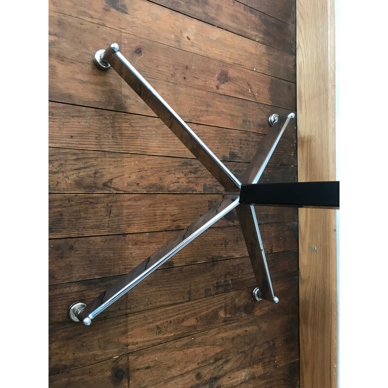 Vintage chrome parrot coat rack