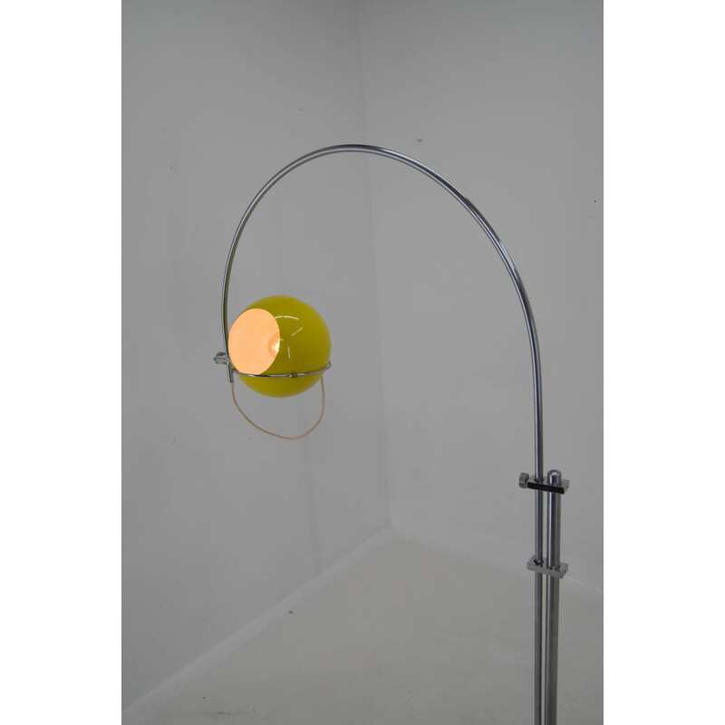 Vintage adjustable Arc floor lamp by Gepo, Netherland 1960s