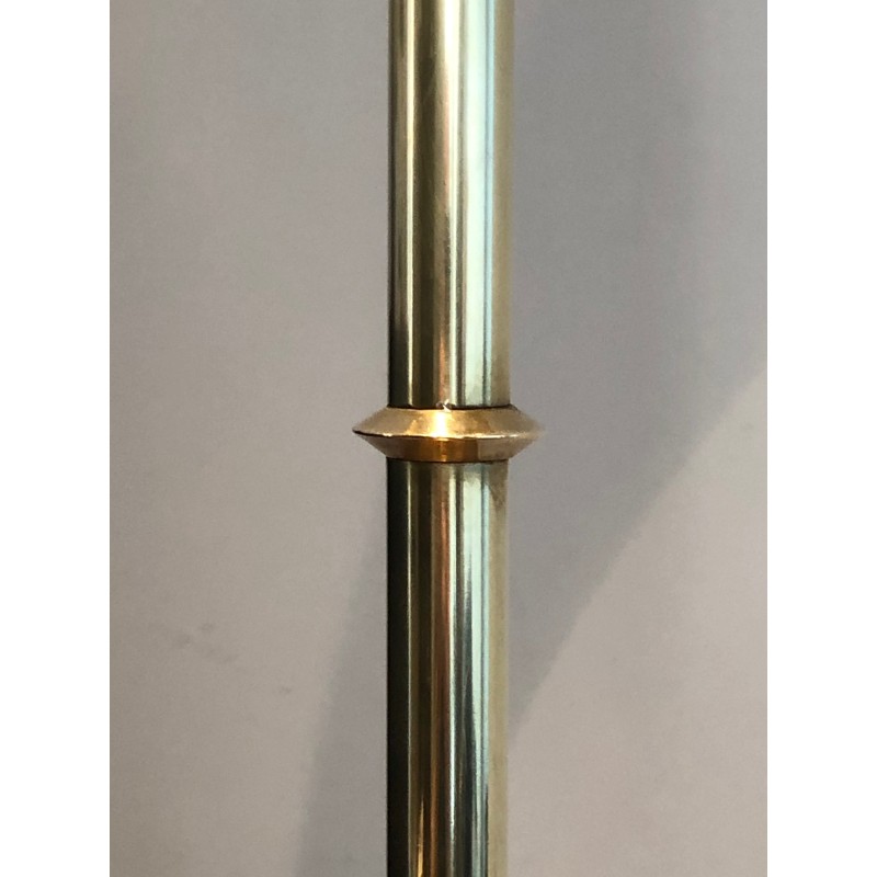 Vintage brass floor lamp, 1970