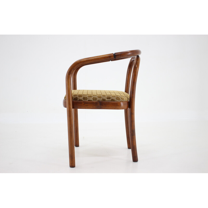 Vintage dining chair in Kirkby fabric by Antonin Suman for Ton, 1970s