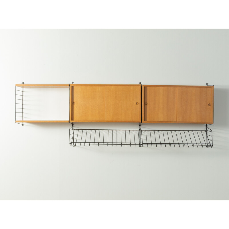 Vintage shelving system by Nils Strinning for String Design, Sweden 1950s