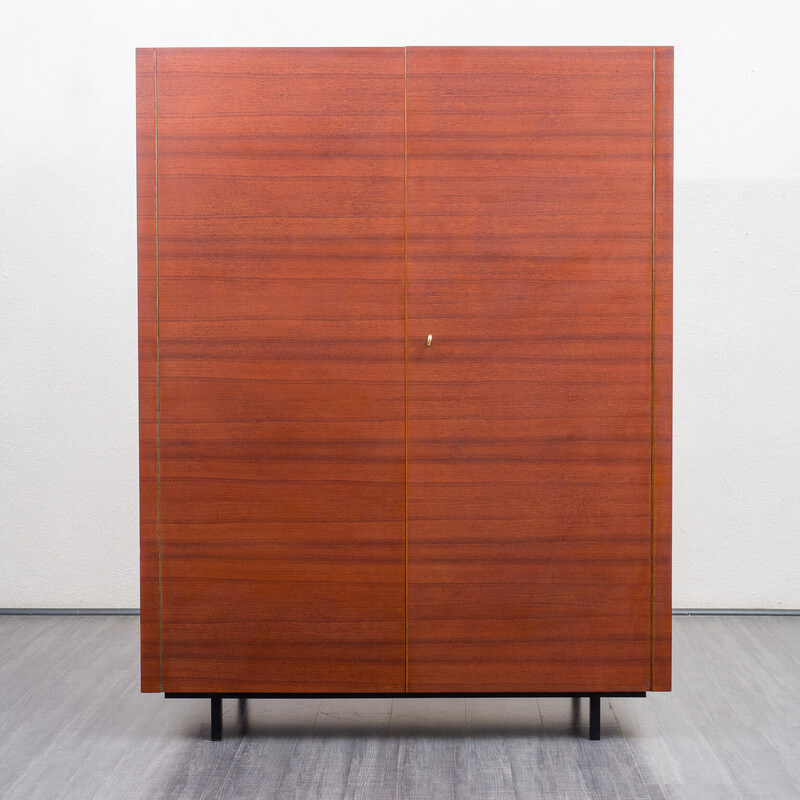 Vintage teakhouten kast van DeWe, 1960