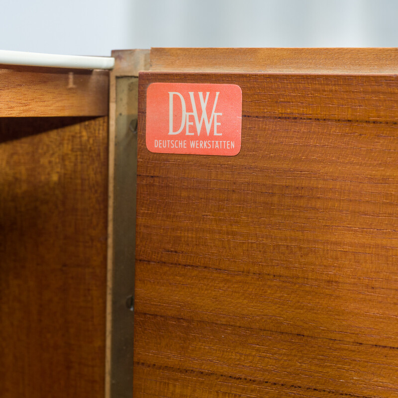 Vintage teak cabinet by DeWe, 1960s