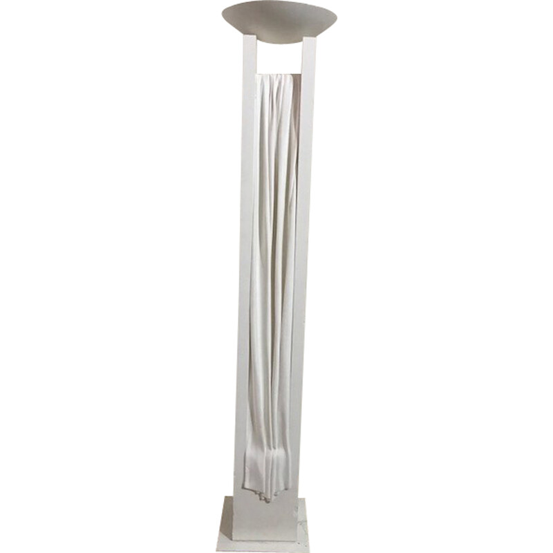 Vintage floor lamp model 1391 in plaster by Loic Beuchet