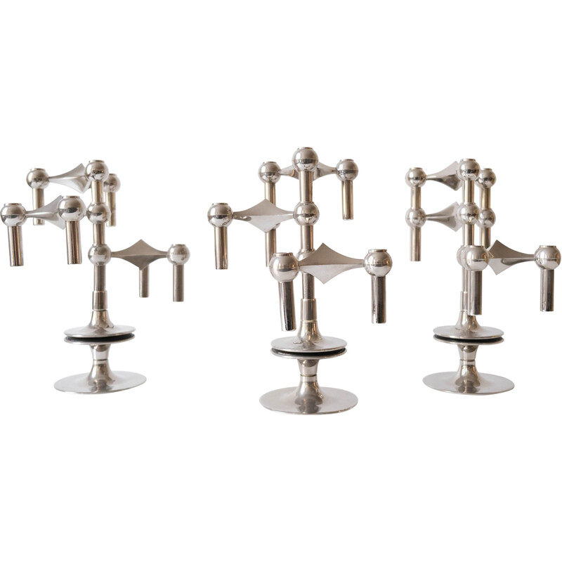 Candelabro modular de mediados de siglo "Nagel" de Werner Stoff para Nagel Ag, años 60