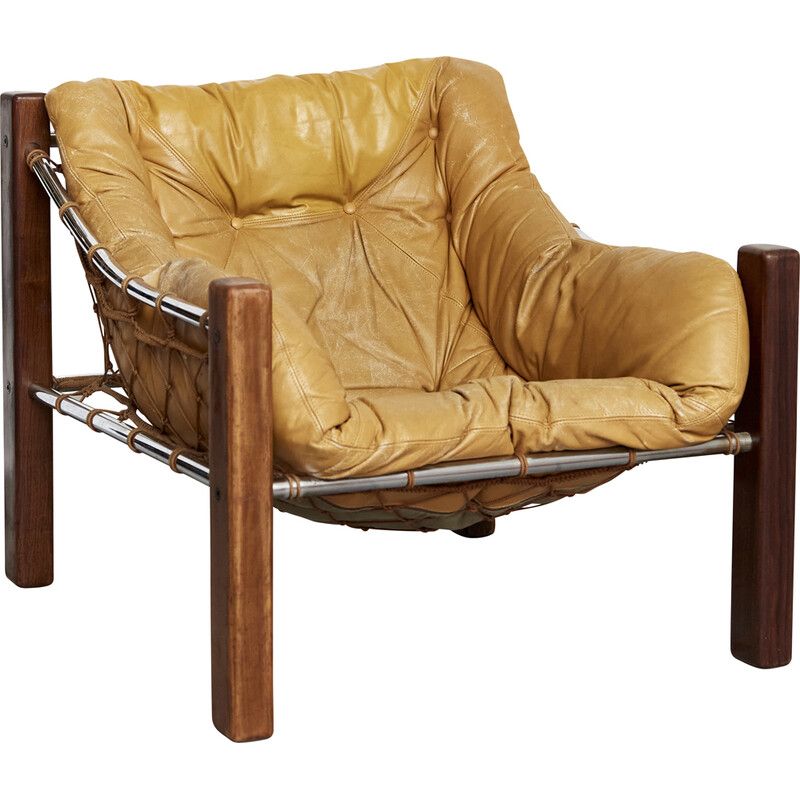 Sillón vintage "Amazonas" de Jean Gillon para Italma Wood Art