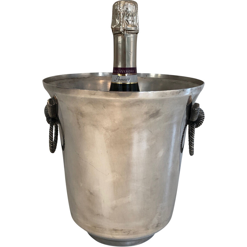 Vintage silver plated champagne bucket, 1900