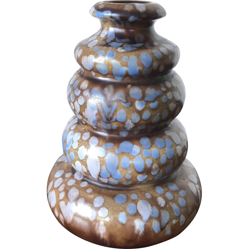 Vaso de cerâmica Vintage, Bélgica 1960-1970