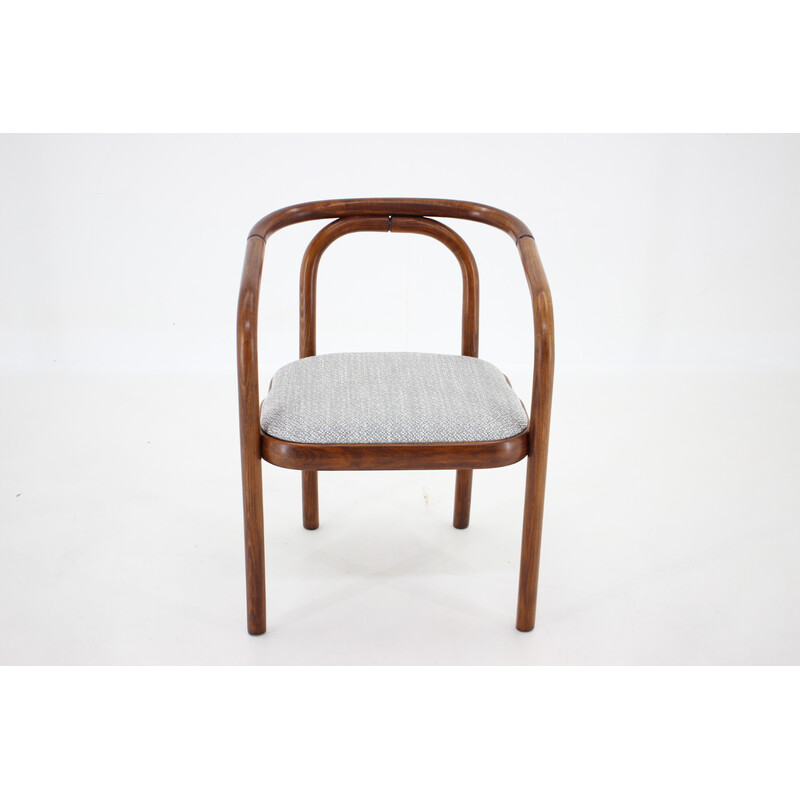 Vintage Kirkby fabric chair by Antonin Suman for Ton, 1970s