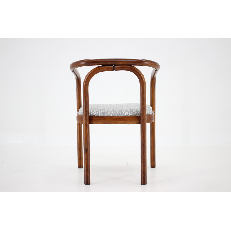 Silla vintage de tela Kirkby de Antonin Suman para Ton, años 70