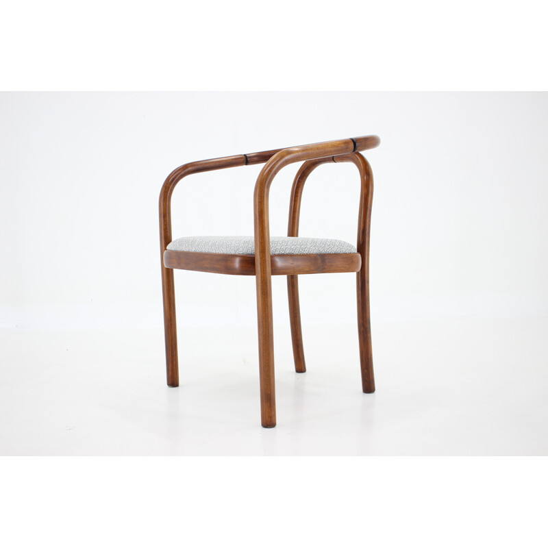 Silla vintage de tela Kirkby de Antonin Suman para Ton, años 70