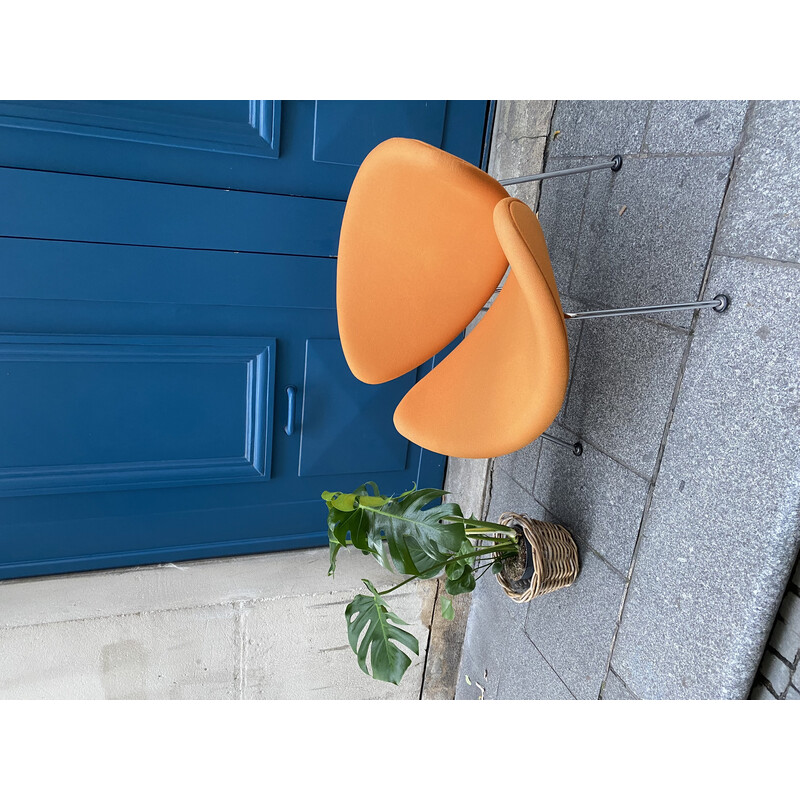 Vintage-Sessel Slice orange von Pierre Paulin