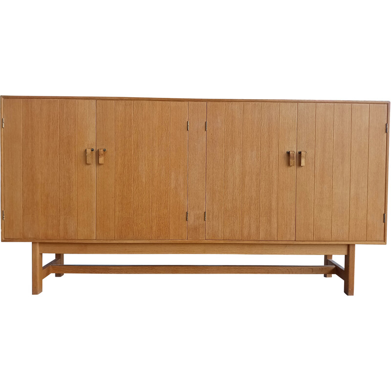 Danish vintage highboard in oakwood by Kurt Ostervig for Kp Möbler