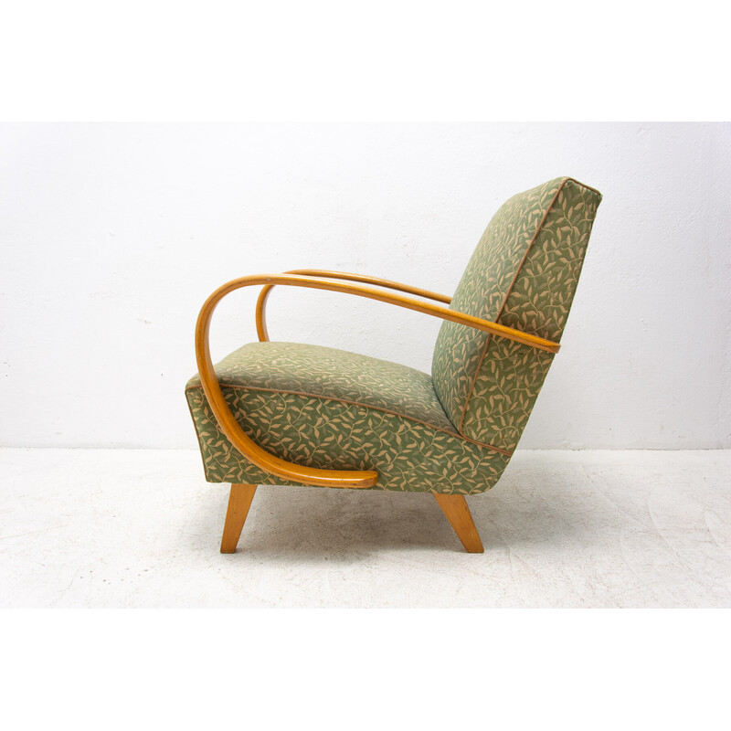 Fauteuil vintage en bois courbé par Jindřich Halabala pour Up Závody, 1950