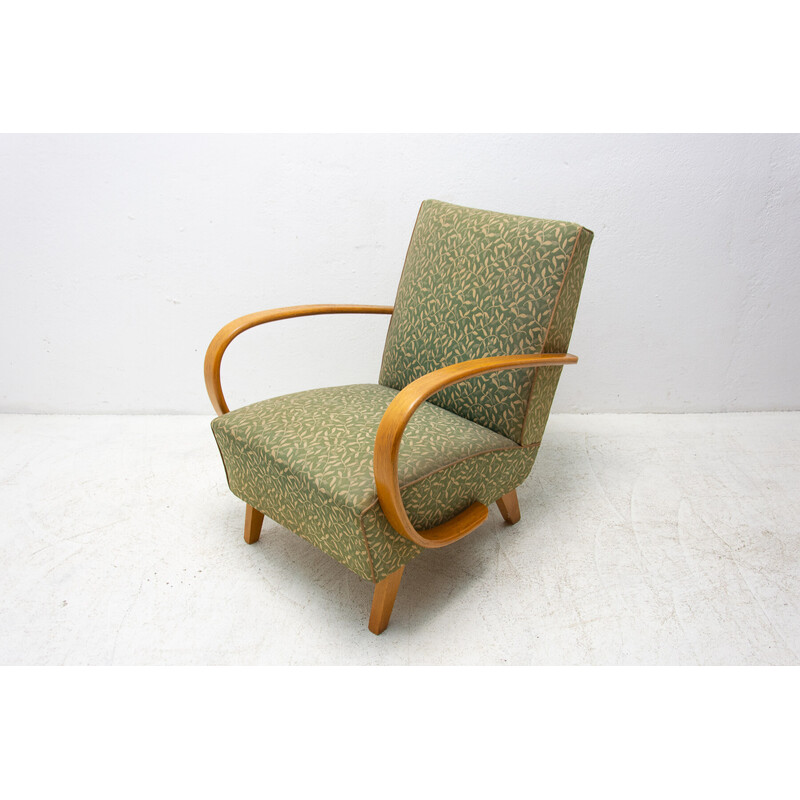 Vintage bentwood armchair by Jindřich Halabala for Up Závody, 1950s