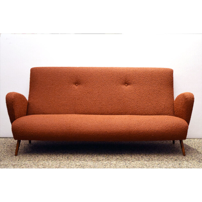 Mid-century Italian three seats sofa, 1950s