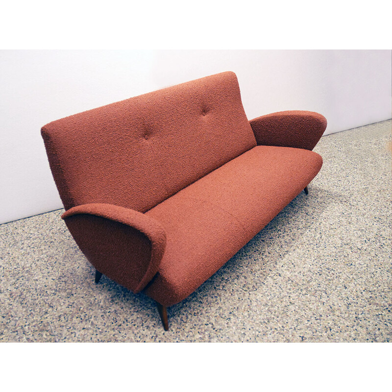 Mid-century Italian three seats sofa, 1950s