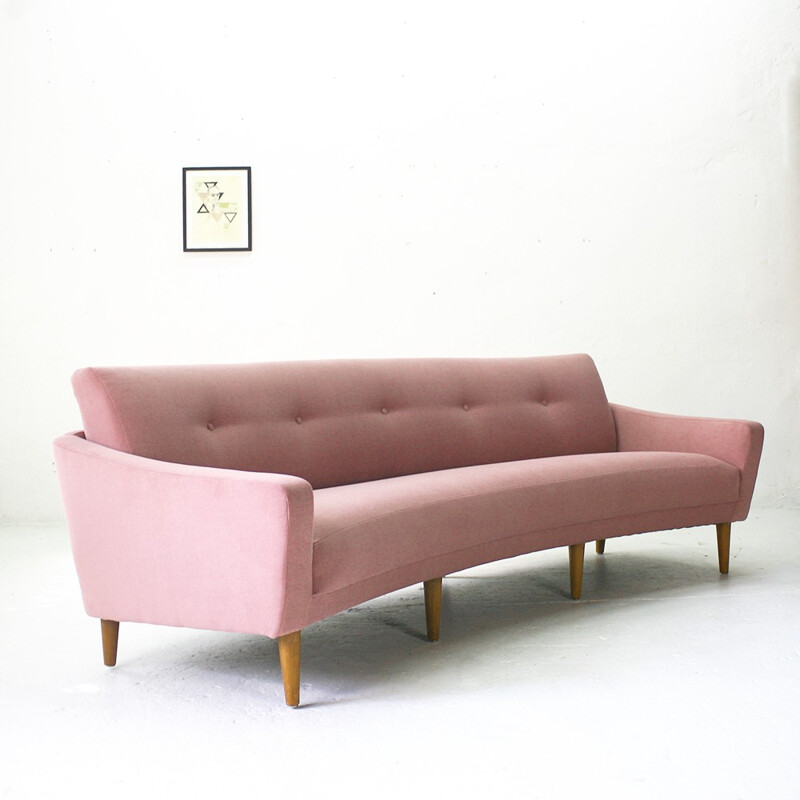 Arc-shaped sofa - 1950s