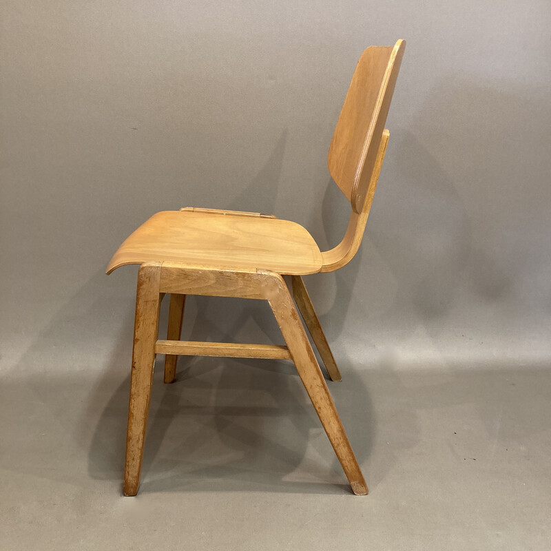 Vintage beechwood chair by Egon Eiermann