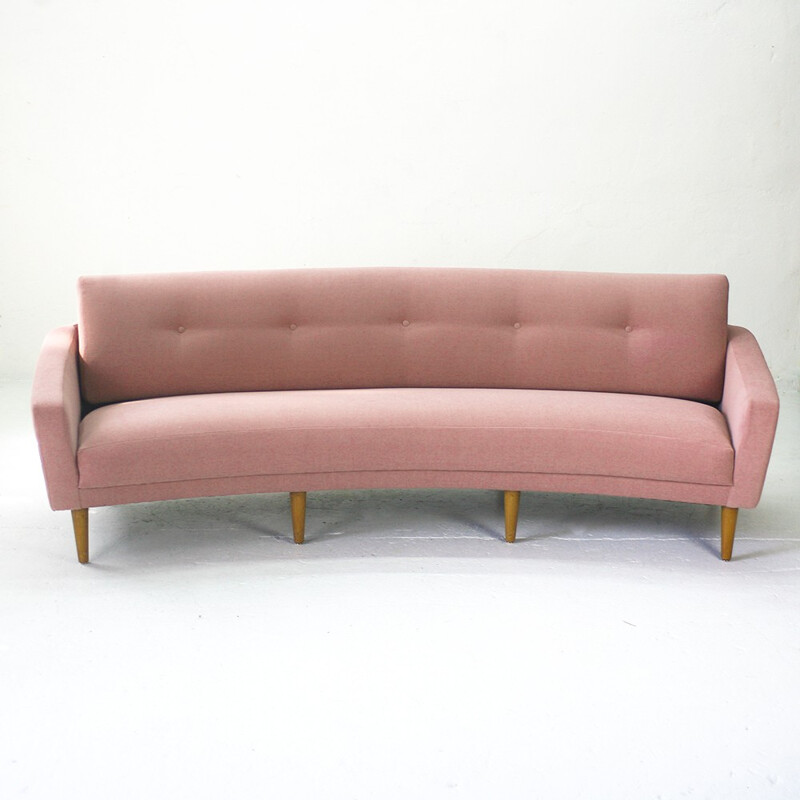 Arc-shaped sofa - 1950s