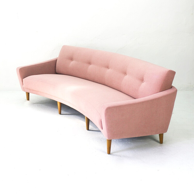 Arc-shaped sofa - 1950s