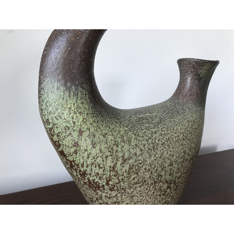 Vintage vaso de cerâmica zoomorphic por Gobled