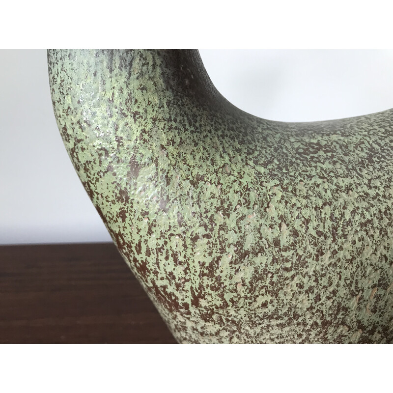Vintage ceramic zoomorphic vase by Gobled