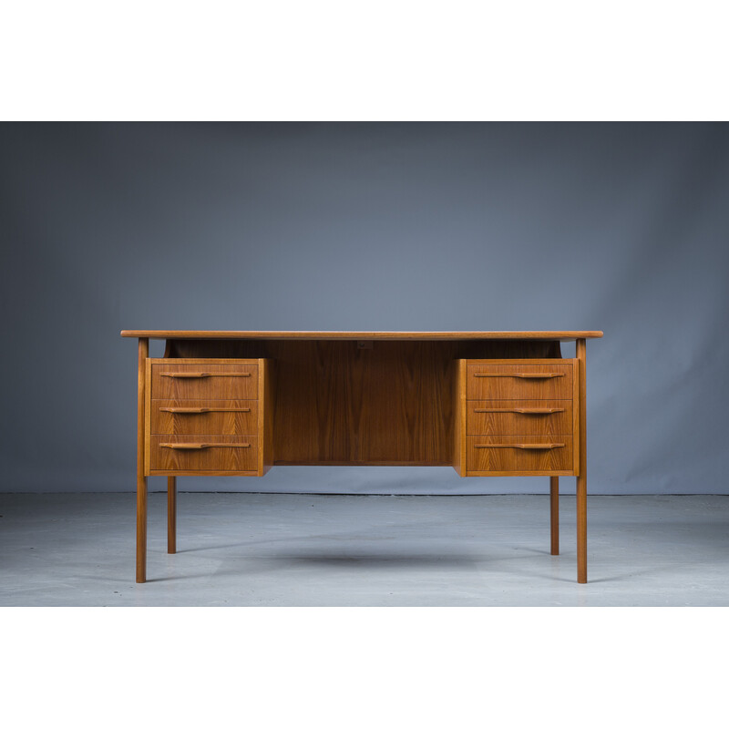 Vintage Boomerang desk in teak, Denmark 1960