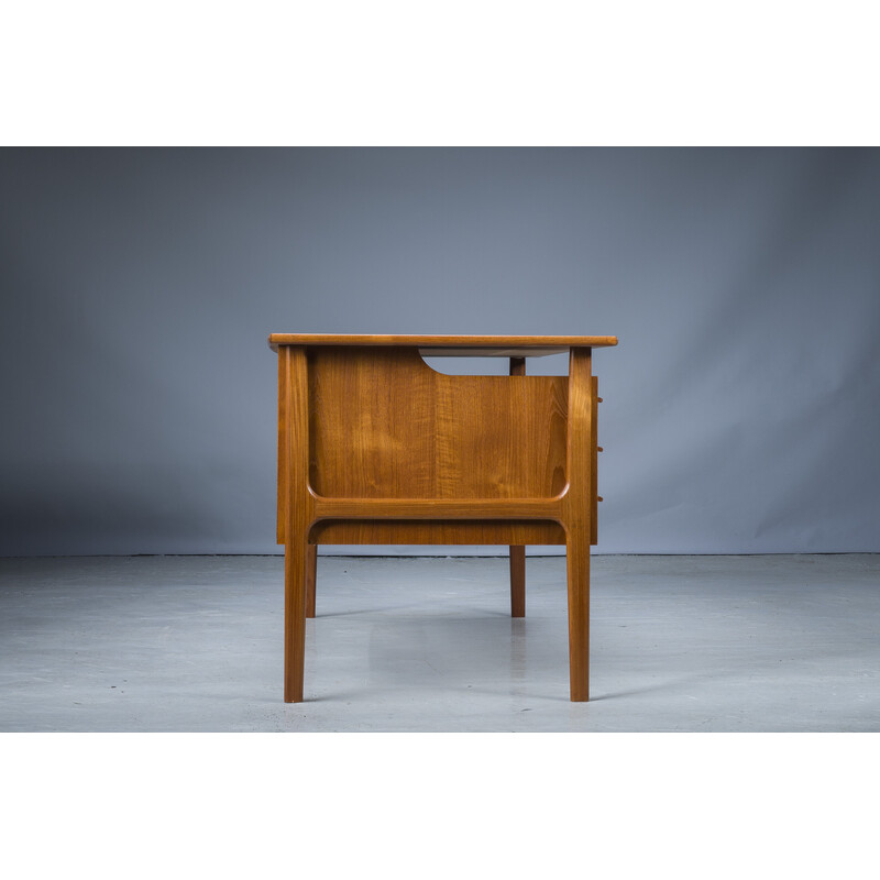 Vintage Boomerang desk in teak, Denmark 1960