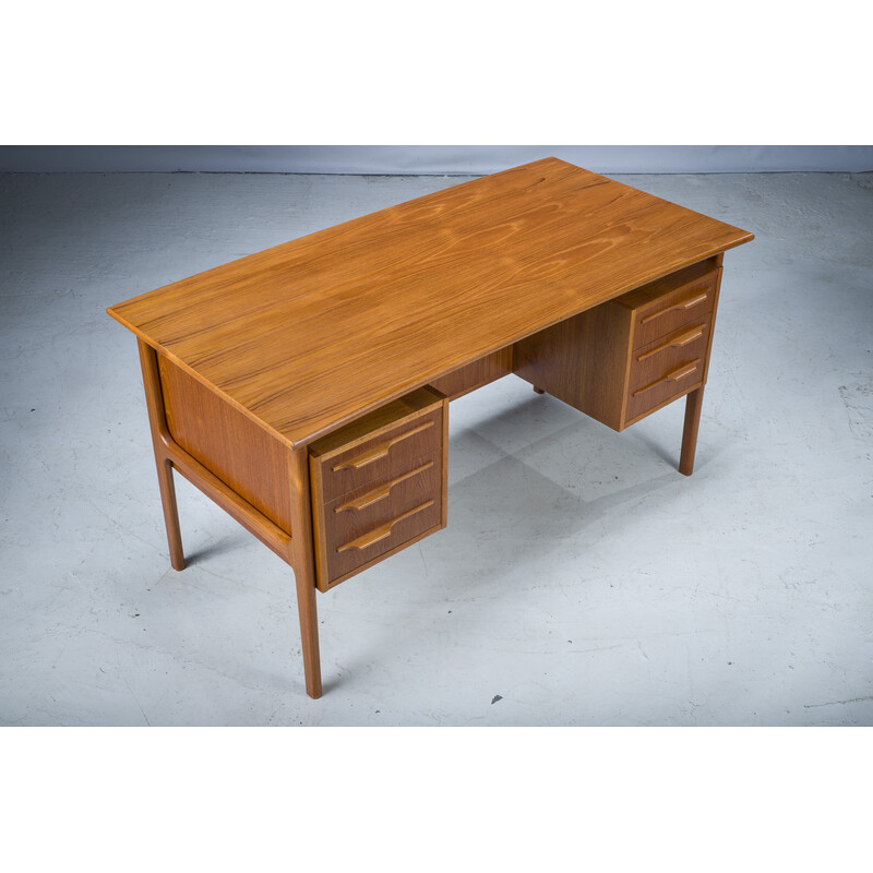 Vintage Boomerang desk in teak, Denmark 1960