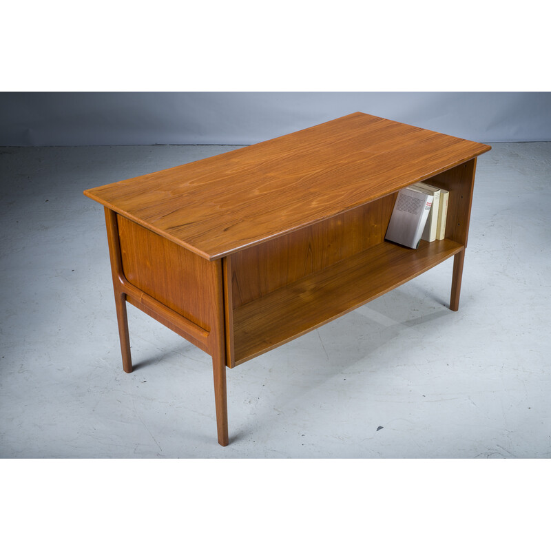 Vintage Boomerang desk in teak, Denmark 1960